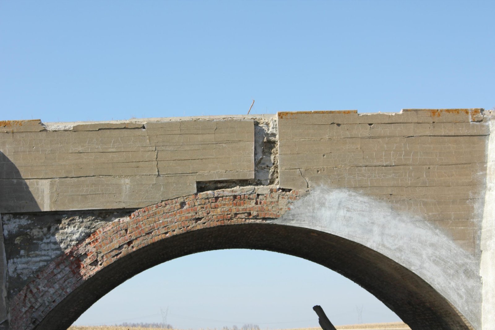 Concrete removed for repairs